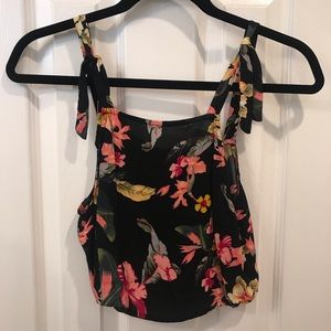 Floral Forever 21 Crop Top